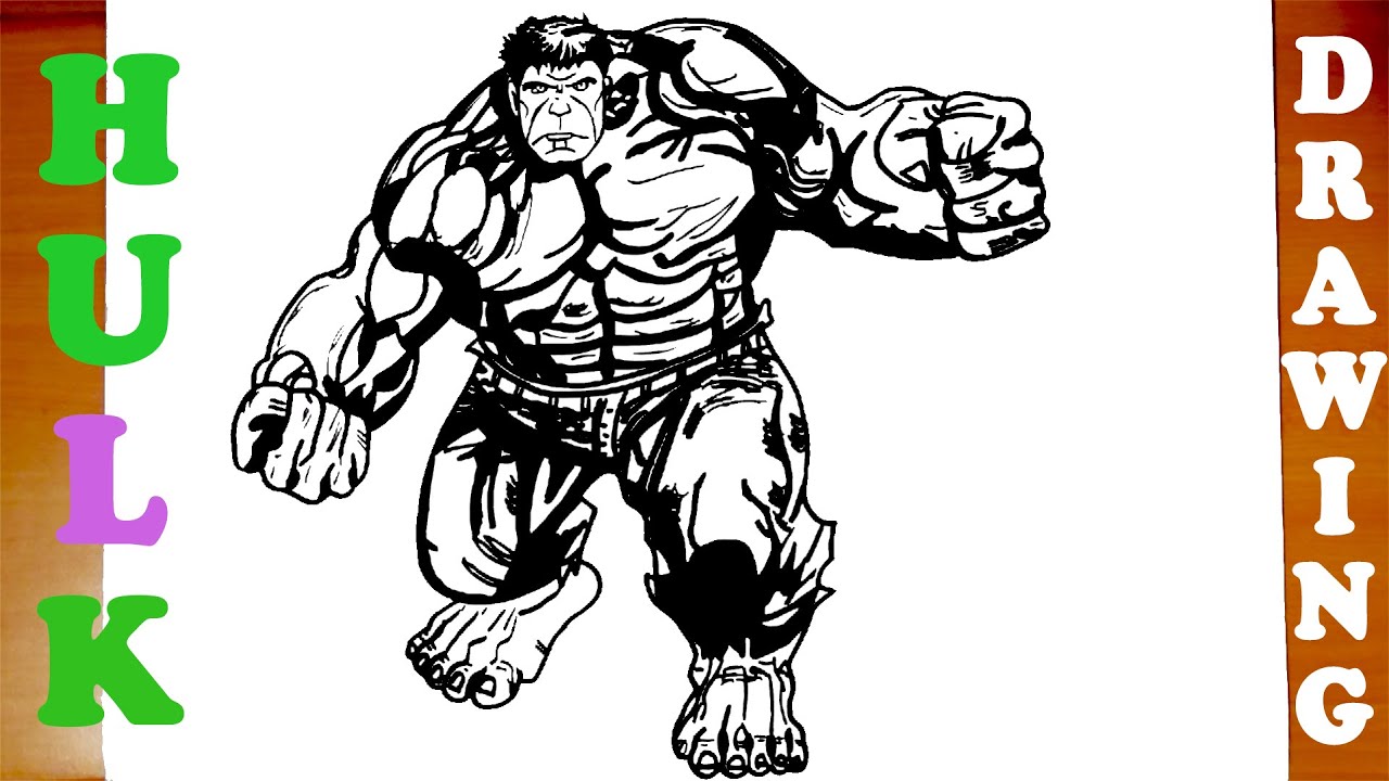 Learn How To Draw Angry Hulk The Hulk Step By Step Drawing Tutorials