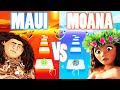 Maui You're Welcome VS Moana How Far I'll Go - Tiles Hop EDM Rush!