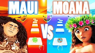 Maui You're Welcome VS Moana How Far I'll Go - Tiles Hop EDM Rush! screenshot 1