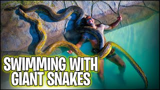 SWIMMING WITH GIANT SNAKES | THE REAL TARZANN