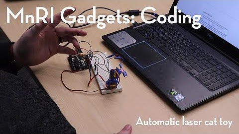 Coding for an Arduino automatic laser cat toy | MnRI Gadgets