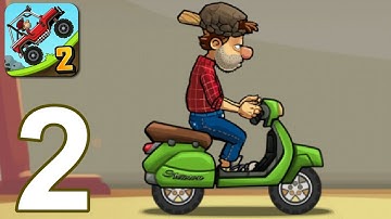Hill Climb Racing 2 - Gameplay Walkthrough Part 2 - Scooter (iOS,Android)