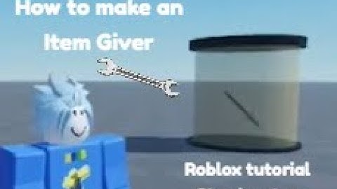 How To Make an Item Giver in Roblox Studio | Roblox Studio Scripting Tutorial | Roblox Studio