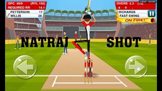 NATRAJ SHOT IN STICK CRICKET 2 | STICK CRICKET 2 GAME PLAY 2020 |