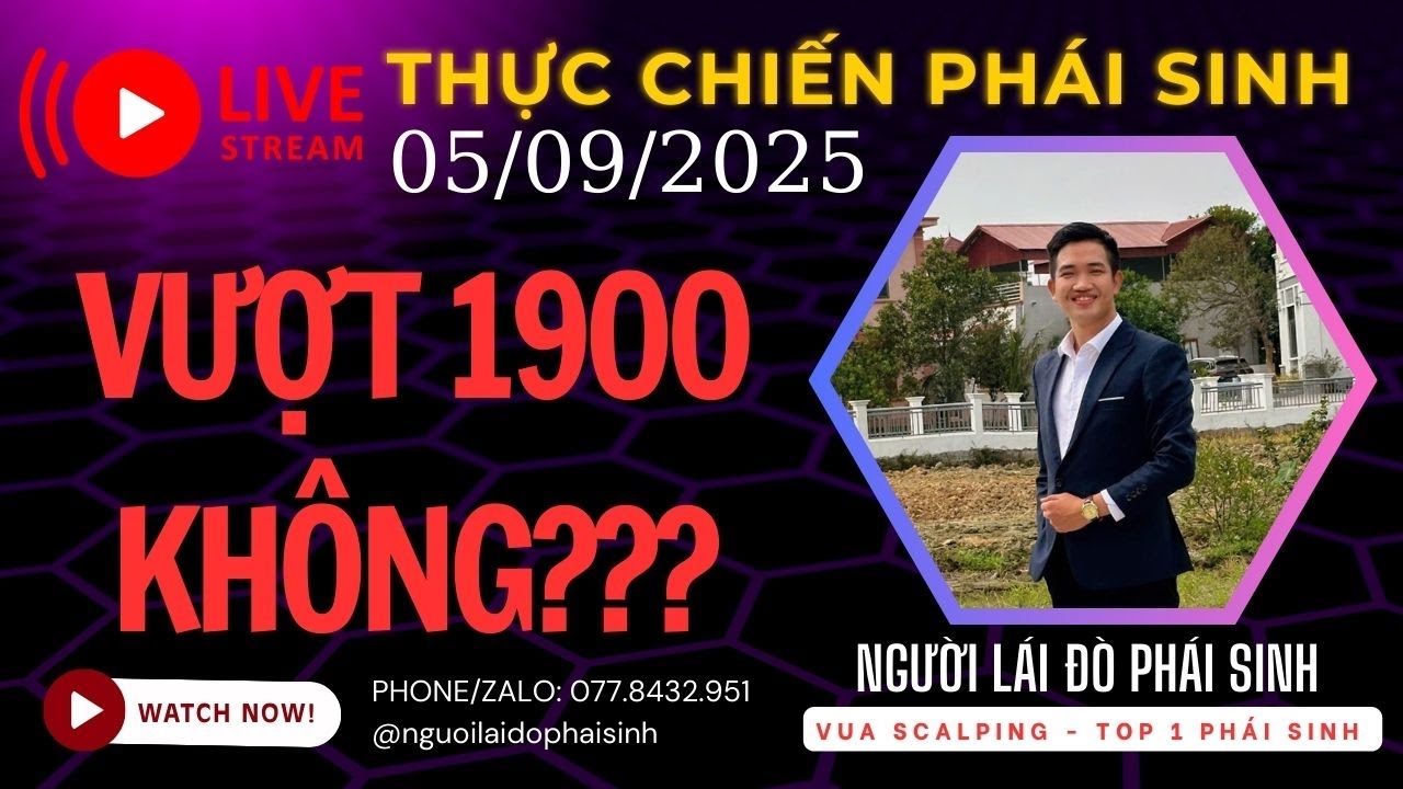 Thực chiến phái sinh ngày 05/09/2025 cùng Người Lái Đò Phái Sinh #dautu #chungkhoan #viral