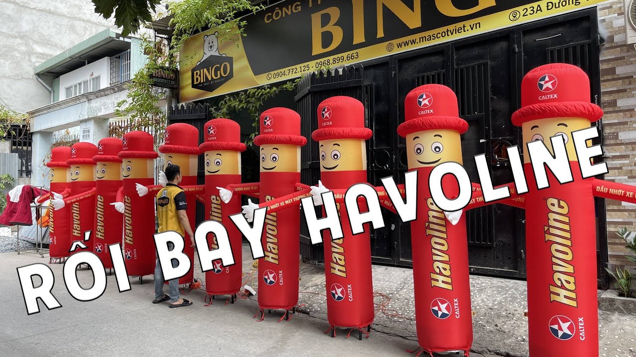 Rối bay Havoline-may mô hình hơi cổng hơi theo yêu cầu