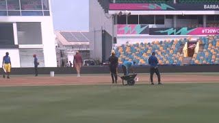 Kensington Oval playing surface receives final touches