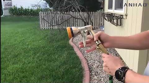 Great Invention l Metal High Pressure Garden Spray Nozzle