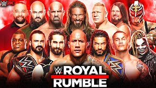 خفن ترین رویال رامبل 2022 Royal Rumble 2022 در کشتی کج WWE2K19