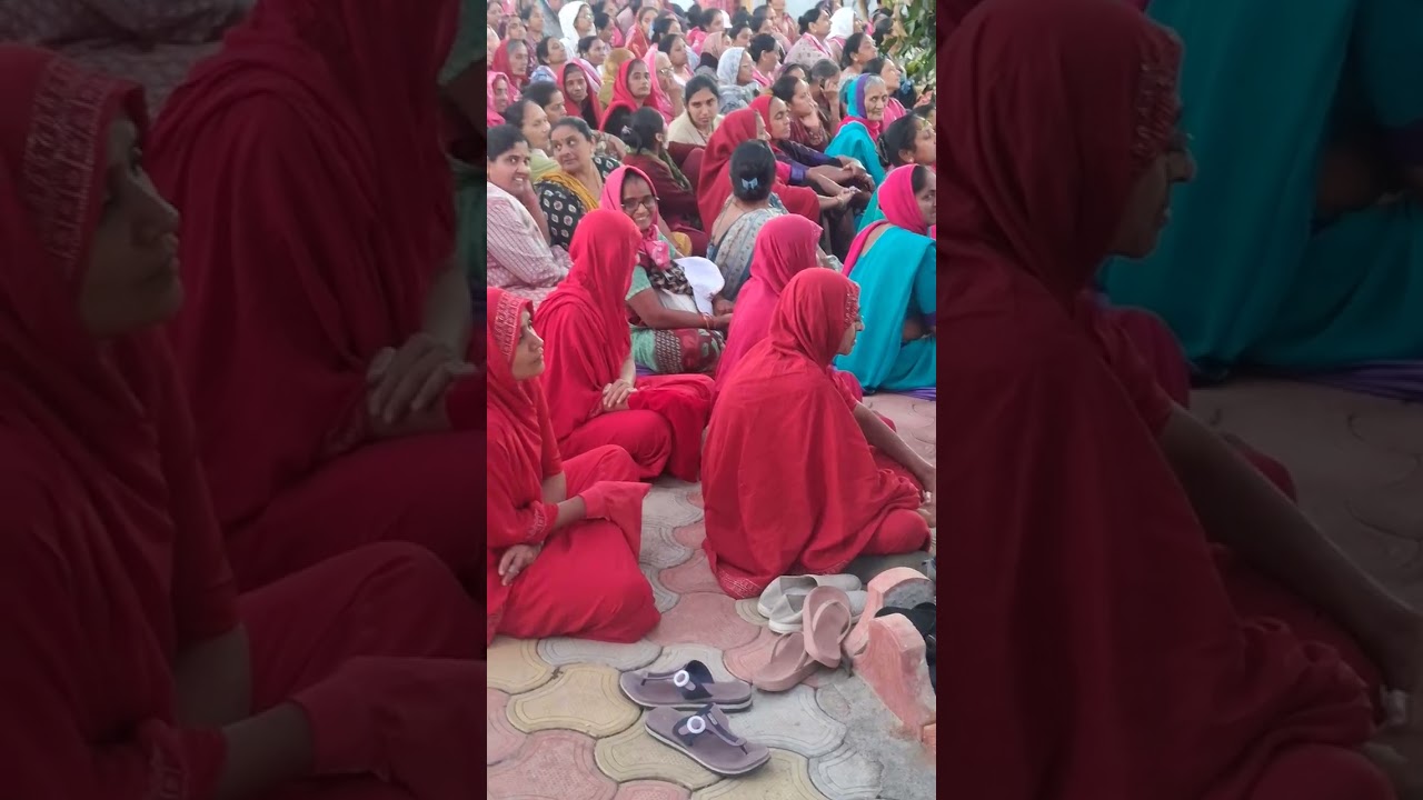 ગઢપુર ધામ થી દ્રારકા પદયાત્રીઓ સંત્સગ સભા