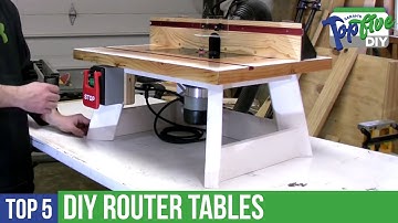 Top 5 DIY Router Tables! The Best Maker Videos For Your Next Project!