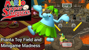 Pianta in Toy Field and Minigame Madness | Mario Super Sluggers #66