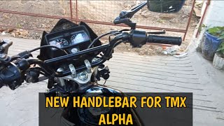 INSTALLING+REVIEW ng tmx 155 handle bar(+ repainting metal seat)