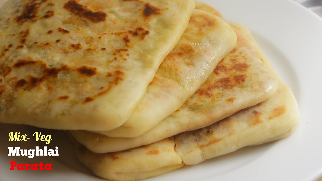 MUGHLAI VEG PARATA|Parata Recipe|ముగలాయ్ వెజ్ పరాట|లంచ్ బాక్సులకి పర్ఫెక్ట్ పరోటా|VismaiFood