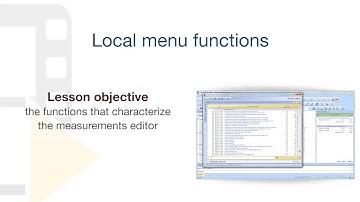 PriMus TAKEOFF Tutorial - Local menu features - ACCA software