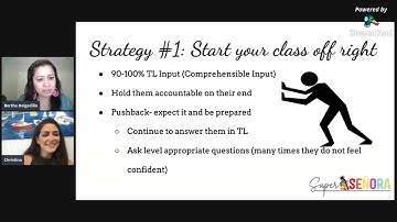 Leading Learners to Stay in the Target Language in the Classroom & Virtually