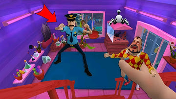 Dark Riddle Mod Menu| NEW MOD_ Giant neigbor_ Giant Police man _ PART 11 #darkriddle #modmenu