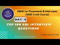 Day 6 – Top 100 SQL Interview Questions &amp; Answers | Crack DBMS &amp; SQL in 7 Days | LogicnLearn