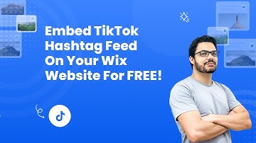 How to embed TikTok hashtag feed on Wix? #embed #tiktok #hashtag #feed #wix #widget