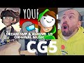 LISTENING to CG5 for the FIRST TIME! (Gone Away, Show Yourself, I See A Dreamer) [Dream SMP]