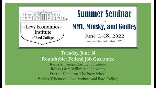 Roundtable on the Job Guarantee