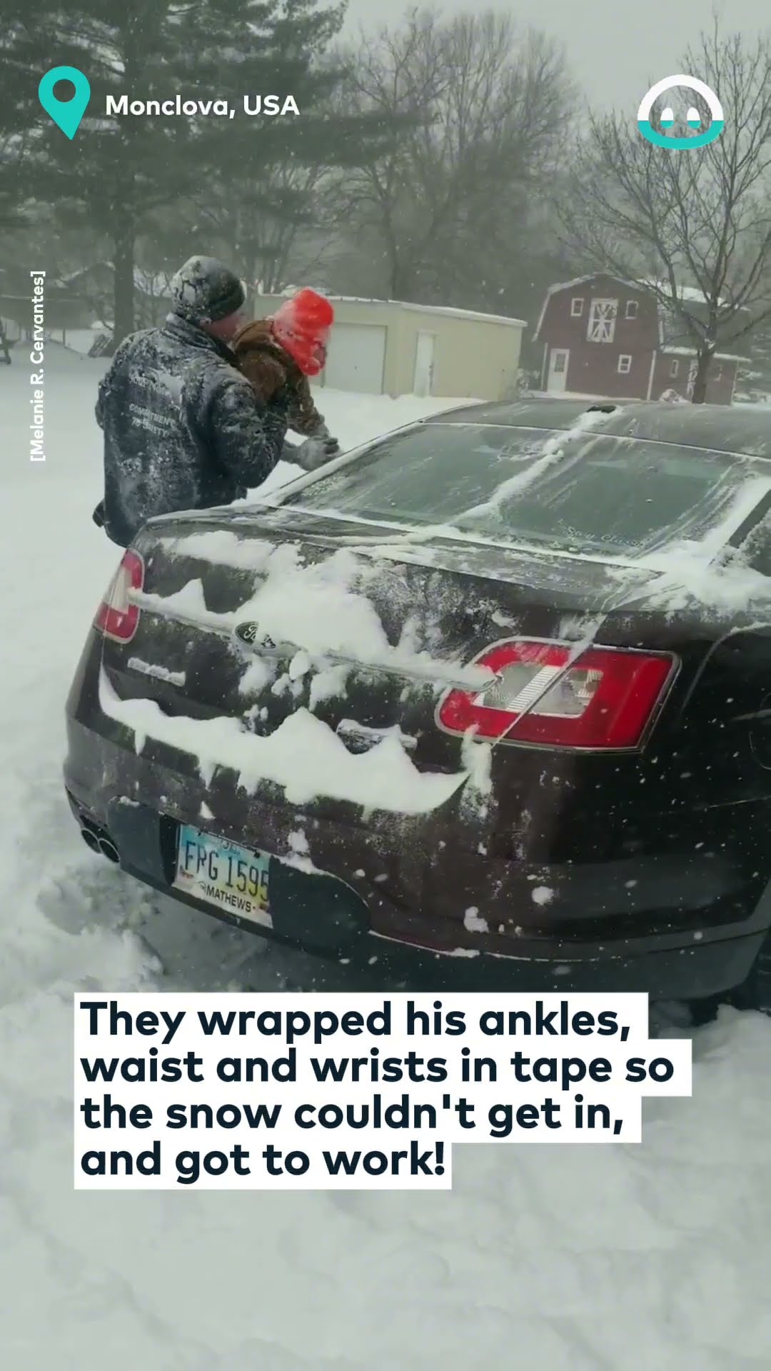 De-Icing using his Son || ViralHog