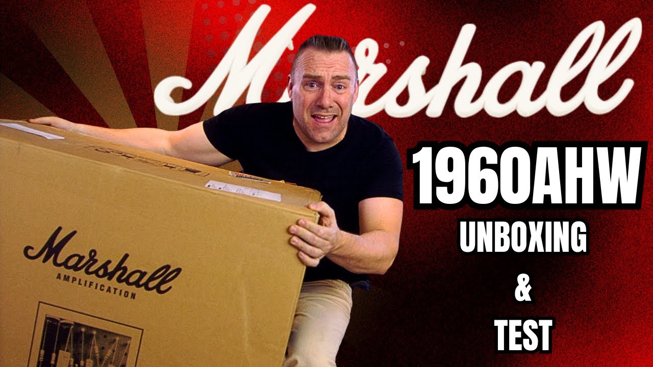 Marshall 1960AHW Unboxing and Test