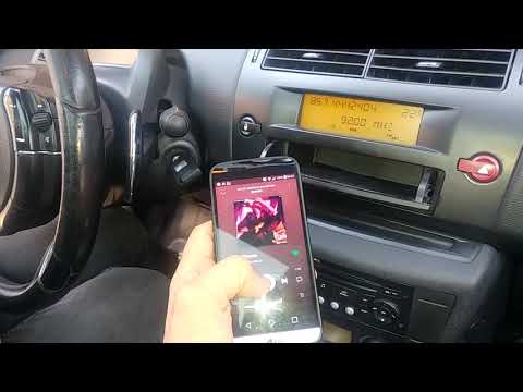 Citroen C4 aux bluetooth Telefon