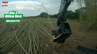 Mecalac 8MCR & TMK Tree Shear Operators POV time-Lapse : Willow work Day 3 by NCD EQUIPMENT 1,489 views 1 year ago 3 minutes, 58 seconds