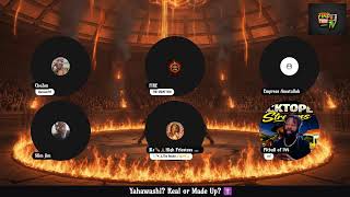 Yahawashi? Real or Made Up? DEBATE AT 5PM CENTRAL 6PM EST 3PM PST
