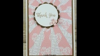Sunburst Designer Paper Technique