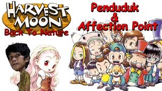 Villager Befriending Mechanism & Affection Points - Harvest Moon Back to Nature screenshot 2