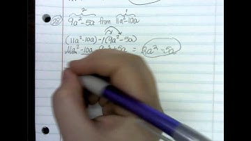Adding and Subtracting Polynomials 5.4
