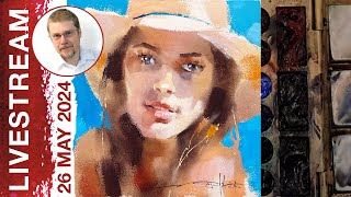 Livestream Recording: Daniel Smith Watercolor and Gouache GreatArt Demo