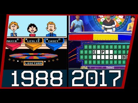 Wheel of Fortune: WoF Graphics History & Gameplay (1988 - 2017)