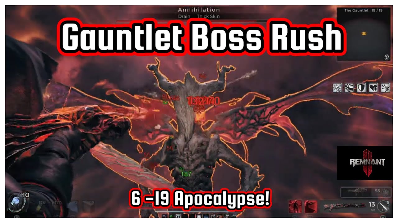 Survive The Gauntlet: Boss Rush In Remnant 2 Apocalypse With