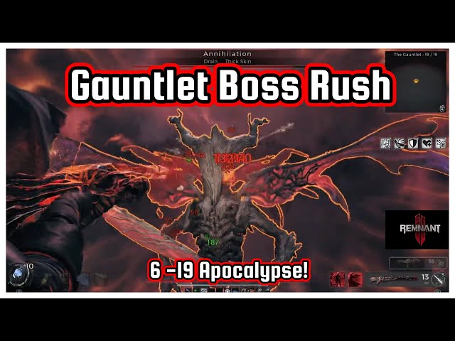 Survive The Gauntlet: Boss Rush In Remnant 2 Apocalypse With
