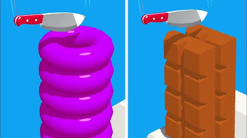 Slice It All Gameplay! Satisfying and Relaxing ASMR Slicing Video