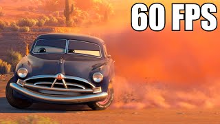 Cars - Doc Hudson Drift Scene 60FPS!!! (Upscale Render)