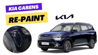 Kia Carens Full repaint | Kia Carens Deinting And Painting 2022 | #carpainting