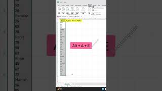 Ctrl+J you should know about this shortcut in excel #focusinguide #exceltips #tutorial #shorts