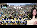 Manifestação Voto Auditavel 01/08 no Brasil