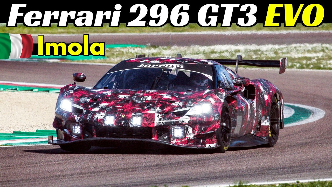 2026 Ferrari 296 GT3 EVO - Testing Day at Imola Circuit - February 23, 2026