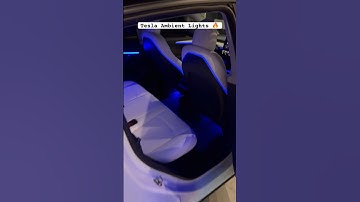 Tesla Ambient Lights Installed! 🔥 #tesla #modely #model3 #ambientlight #ambientlighting #interior