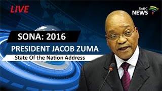 President Jacob Zuma delivers SONA 2016