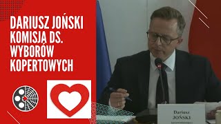 Dariusz Joński - Przesłuchanie M. Morawieckiego: Komisja śledcza ds. wyborów kopertowych
