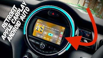 Mini F56 How to retrofit install NBT Apple Carplay Android Auto 04/2013 to 06/2016 car MMI