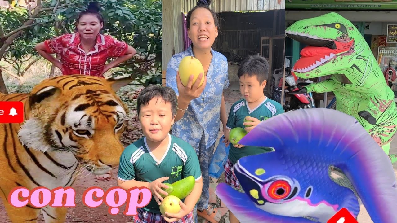Con cọp và những video biến hình vui nhộn - YouTube
