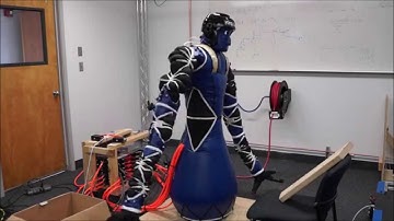 Control of a Pneumatically Actuated, Fully Inflatable, Fabric Based, Humanoid Robot