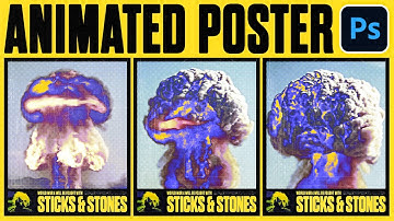 Easy Animated Poster Using Just Photoshop!
